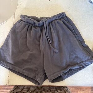 Daily Drills Charcoal Drawstring sweat Shorts xs/s